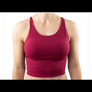 [DAE ACTIVEWEAR] CROSSOVER CROP BRA